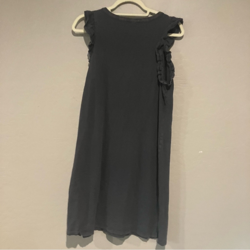 Universal Thread Dark Gray Ruffle Sleeve 100% Cot… - image 6